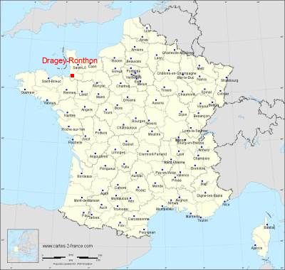 Carte de Dragey-Ronthon