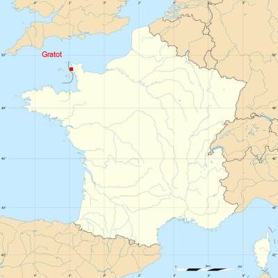 Fond de carte avec Gratot