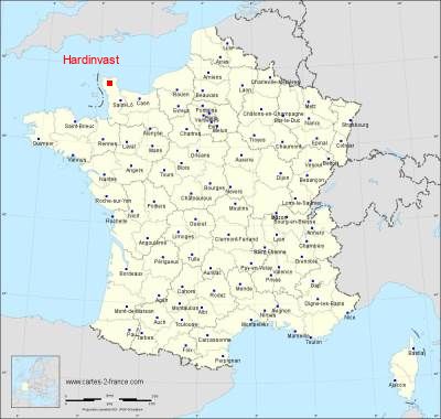 Carte de Hardinvast