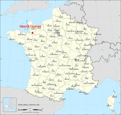 Carte de Mesnil-Ozenne