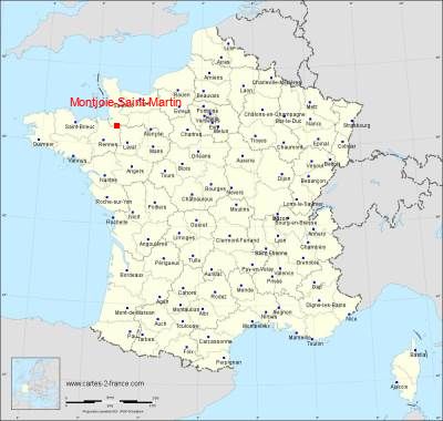 Carte de Montjoie-Saint-Martin