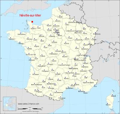 Carte de Néville-sur-Mer