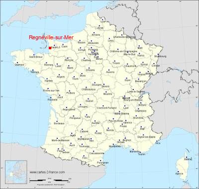 Carte de Regnéville-sur-Mer