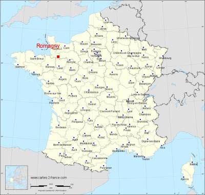 Carte de Romagny