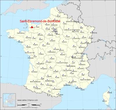 Carte de Saint-Ebremond-de-Bonfossé
