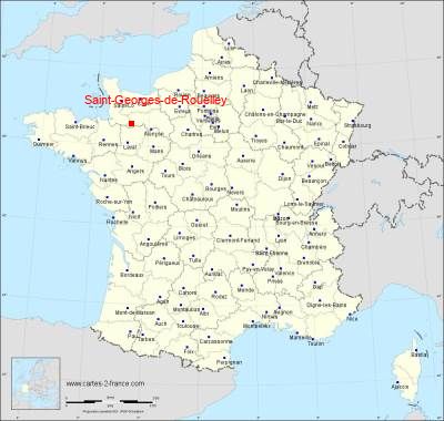 Carte de Saint-Georges-de-Rouelley