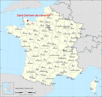 Carte de Saint-Germain-de-Varreville