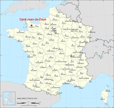 Carte de Saint-Jean-de-Daye