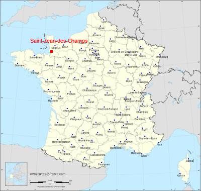 Carte de Saint-Jean-des-Champs
