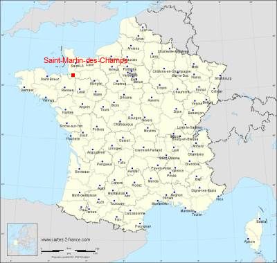 Carte de Saint-Martin-des-Champs