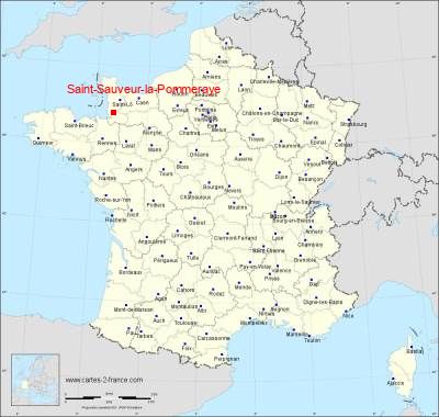 Carte de Saint-Sauveur-la-Pommeraye