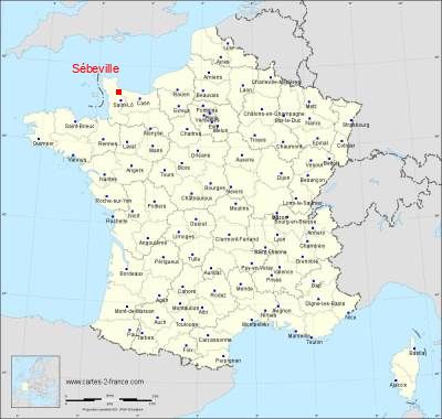 Carte de Sébeville