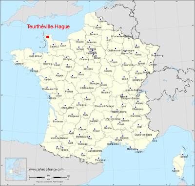 Carte de Teurthéville-Hague