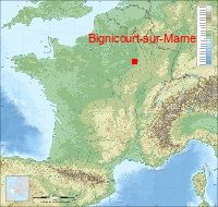 localisation mairie de Bignicourt-sur-Marne