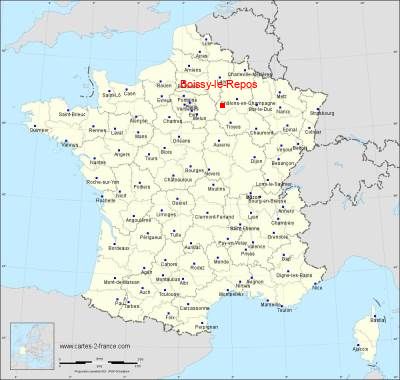 Carte de Boissy-le-Repos