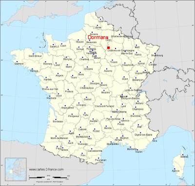 Carte de Dormans