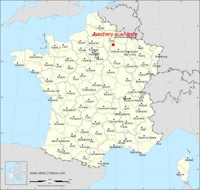 Carte de Jonchery-sur-Vesle