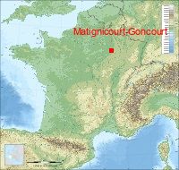 localisation mairie de Matignicourt-Goncourt