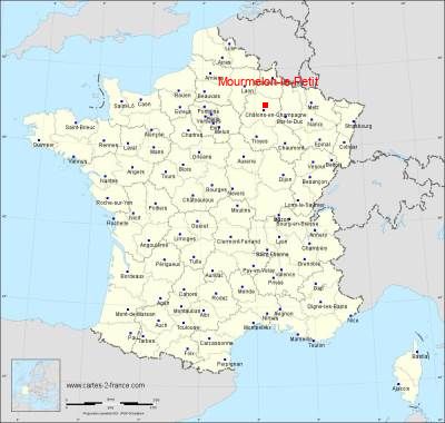 Carte de Mourmelon-le-Petit
