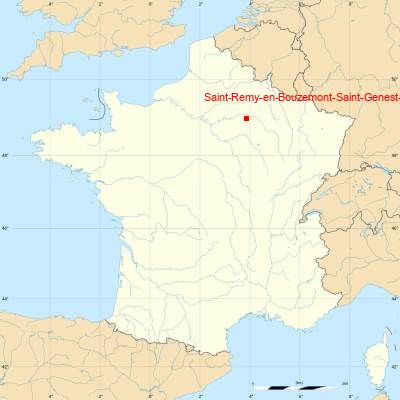 Fond de carte avec Saint-Remy-en-Bouzemont-Saint-Genest-et-Isson