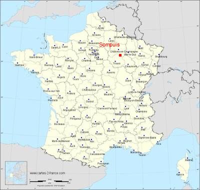 Carte de Sompuis