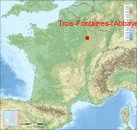 localisation mairie de Trois-Fontaines-l'Abbaye