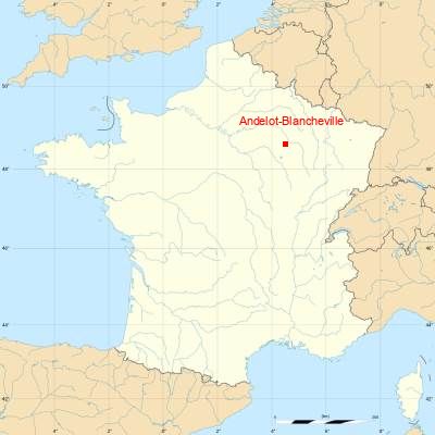 Fond de carte avec Andelot-Blancheville