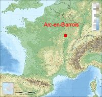 localisation mairie de Arc-en-Barrois