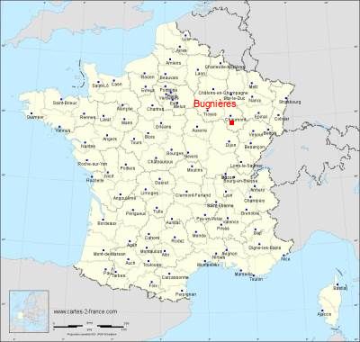 Carte de Bugnières