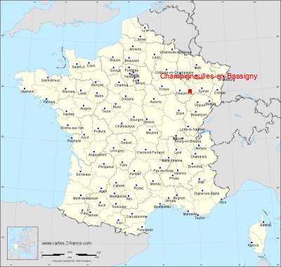 Carte de Champigneulles-en-Bassigny