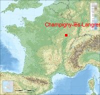 localisation mairie de Champigny-lès-Langres