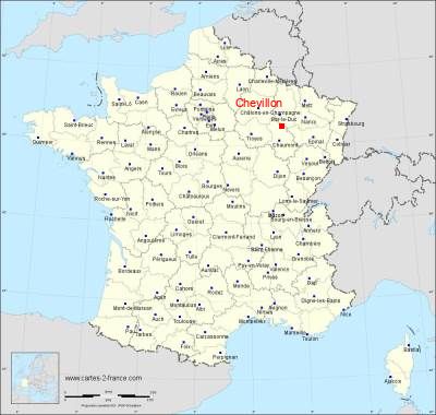 Carte de Chevillon