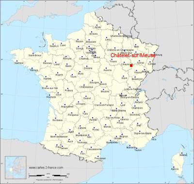 Carte de Châtelet-sur-Meuse