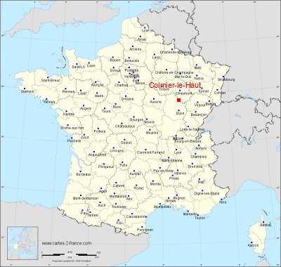 Carte de Colmier-le-Haut