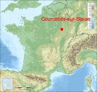 localisation mairie de Courcelles-sur-Blaise