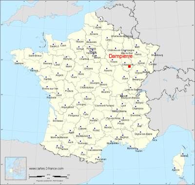 Carte de Dampierre