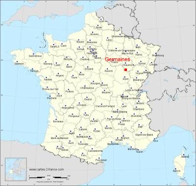 Carte de Germaines