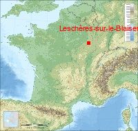 localisation mairie de Leschères-sur-le-Blaiseron