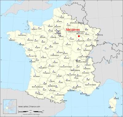 Carte de Maizières