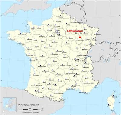 Carte de Orquevaux