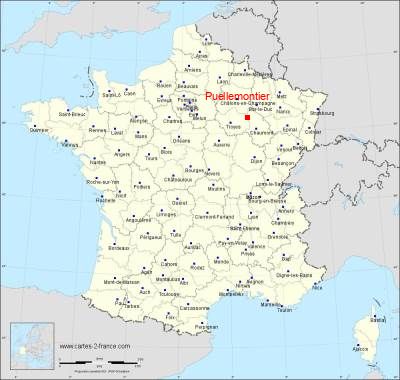 Carte de Puellemontier