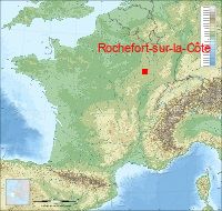 localisation mairie de Rochefort-sur-la-Côte