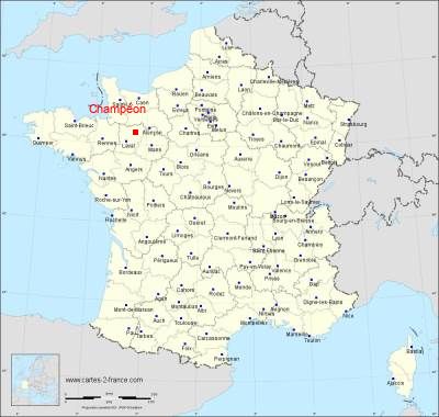 Carte de Champéon