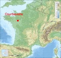localisation mairie de Courbeveille