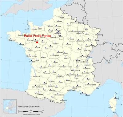 Carte de Ruillé-Froid-Fonds
