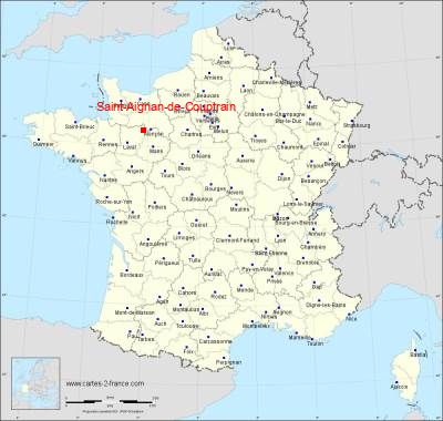 Carte de Saint-Aignan-de-Couptrain
