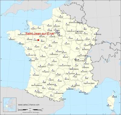 Carte de Saint-Jean-sur-Erve