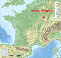 localisation mairie de Art-sur-Meurthe
