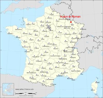 Carte de Audun-le-Roman