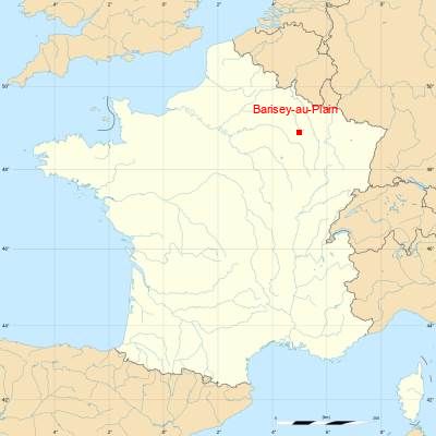 Fond de carte avec Barisey-au-Plain